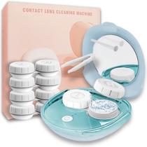 Limpador de lentes de contato Vastsoon Portable Ultrasonic Blue Limpador de lentes de contato Vastsoon Portable Ultrasonic Blue