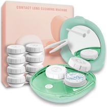Limpador de lentes de contato Vastsoon Portable Ultrasonic Green Limpador de lentes de contato Vastsoon Portable Ultrasonic Green