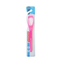 Limpador de Língua Hálito Fresco DentalClean Com Cerdas - Rosa