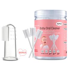Limpador de Língua para Bebê EASICUTI 42 unidades Escova Infantil Limpador de Língua para Bebê EASICUTI 42 unidades Escova Infantil