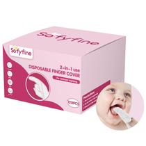Limpador de língua para bebês SOFYFINE para recém-nascidos de 0 a 24 meses 120 unidades