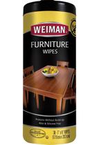 Limpador de madeira e toalhetes poloneses Weiman Clean & Protect 30ct