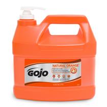 Limpador de mãos GOJO NATURAL ORANGE Pumice 3.78L com garrafa de bomba