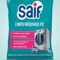 Limpador de Máquina de Lavar Roupas Saif 80g Remove Resíduos Elimina Odores, Fiapos e Higieniza
