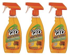 Limpador de móveis de madeira e polimento Orange Glo 1,42L (pacote com 3) Limpador de móveis de madeira e polimento Orange Glo 1,42L (pacote com 3)