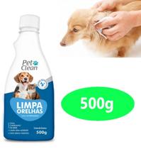 Limpador De Orelha Limpa Ouvido Cachorro Gato Pet Clean 500g