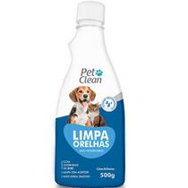 Limpador de Orelha Limpa Ouvido Cachorro Gato PET Clean 500G