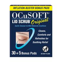 Limpador de pálpebras OcuSoft Lid Scrub Original 30 Pads