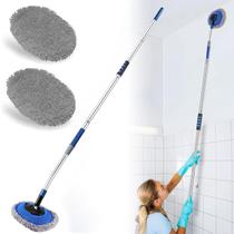 Limpador de parede SLIIMU Max 167,64 cm, esfregão de parede com alça longa