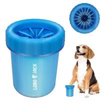 Limpador de patas para animais de estimação LoboJack Portable 360º Copo de silicone azul Limpador de patas para animais de estimação LoboJack Portable 360º Copo de silicone azul
