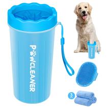Limpador de Patas para Cães Comotech - com Escova e Toalhas Limpador de Patas para Cães Comotech - com Escova e Toalhas