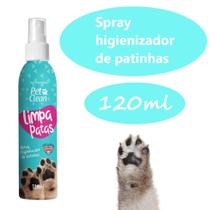 Limpador De Patinhas Limpa Patas Cães Gatos Pet Clean 120ml - Pet Clean