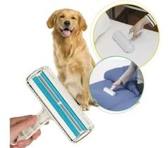 Limpador De Pelo Pet Cachorro Gato Rolo Flint Remove Colando 2 Way Sofa