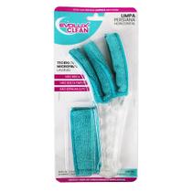 Limpador De Persiana Horizontal Microfibra + 1 Refil Extra Limpador De Persiana Horizontal Microfibra + 1 Refil Extra