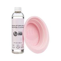 Limpador de pincéis de maquiagem JEGO Sponge Liquid Cleanser 240mL