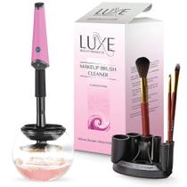 Limpador de Pincéis de Maquiagem Luxe Rosa USB com 3 Velocidades Limpador de Pincéis de Maquiagem Luxe Rosa USB com 3 Velocidades