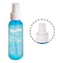 Limpador de pinceis de maquiagem melu ruby rose spray 100ml