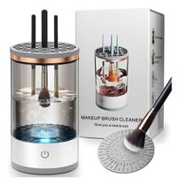 Limpador de Pincéis Maquiagem USB Elétrico Secagem Transparente Automático UV Portátil Limpador de Pincéis Maquiagem USB Elétrico Secagem Transparente Automático UV Portátil