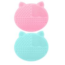 Limpador de pincéis Tapete de limpeza para pincéis de maquiagem JCSMARTEC (pacote com 2) Limpador de pincéis Tapete de limpeza para pincéis de maquiagem JCSMARTEC (pacote com 2)