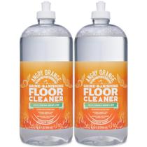 Limpador de piso de madeira dura ANGRY ORANGE Citrus Mint 960 ml (pacote com 2) Limpador de piso de madeira dura ANGRY ORANGE Citrus Mint 960 ml (pacote com 2)