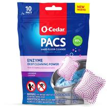 Limpador de piso duro O-Cedar PACS Lavender Scent 10 unidades Limpador de piso duro O-Cedar PACS Lavender Scent 10 unidades