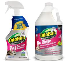 Limpador de Piso e Removedor de Manchas OdoBan Pet Solutions 3,78L e 946mL