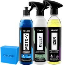 Limpador de Plasticos Delet Descontaminante Ferroso Izer Shampoo Desengraxante Moto-V 500ml Vonixx Limpador de Plasticos Delet Descontaminante Ferroso Izer Shampoo Desengraxante Moto-V 500ml Vonixx