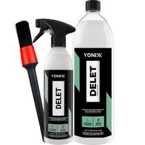 Limpador de Pneus e Borachas Delet 1.5L Delet 500ml Pincel Externo JS