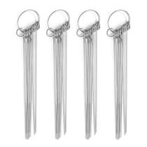 Limpador de pontas de soldagem Utoolmart 4 Set Stainless Steel Silver