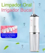 Limpador De Prótese Protocolo Jato De Água Limpeza Oral Boca - Irrigador Implante Dentadura Aparelho