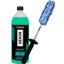 Limpador de Roda e Motor Vexus Escova de Microfibra Limpeza Pratica Vonixx