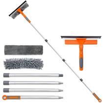 Limpador de rodo de janelas ARTIPOLY 2 em 1 com poste de extensão