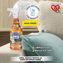 Limpador de Sofá Tapetes, Estofados e Banco de Carro, tira manchas em Spray 500ml Duratto