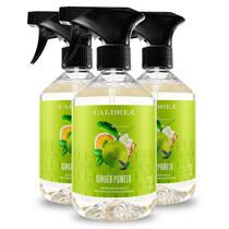 Limpador de spray de bancada Caldrea Ginger Pomelo 480 ml, pacote com 3 Limpador de spray de bancada Caldrea Ginger Pomelo 480 ml, pacote com 3