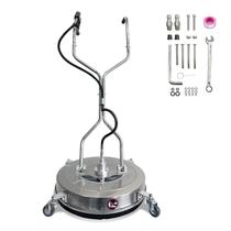 Limpador de superfícies para lavadora de alta pressão Liyaxenug 24" em aço inoxidável, 4600 PSI