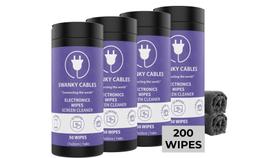 Limpador de tela limpa cabos Swanky para telas eletrônicas