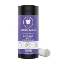 Limpador de tela limpa cabos Swanky para telas eletrônicas