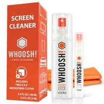 Limpador de Tela WHOOSH! - Spray 100ml + 10ml + 2 Panos de Microfibra