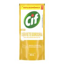 Limpador de uso geral desengordurante espuma desincrustante cif sachê 450ml refil econômico Limpador de uso geral desengordurante espuma desincrustante cif sachê 450ml refil econômico