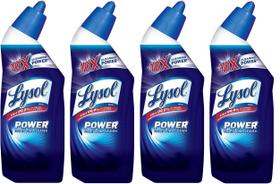 Limpador de Vaso Sanitário Lysol Power 237 ml Pacote com 4 Limpador de Vaso Sanitário Lysol Power 237 ml Pacote com 4