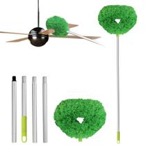 Limpador de ventilador de teto Duster Heonay Reutilizável Microfibra Verde Limpador de ventilador de teto Duster Heonay Reutilizável Microfibra Verde