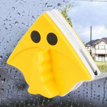 Limpador de Vidro Magnético para Janela Vidraça Aquário Amarelo CBRN18659 Limpador de Vidro Magnético para Janela Vidraça Aquário Amarelo CBRN18659
