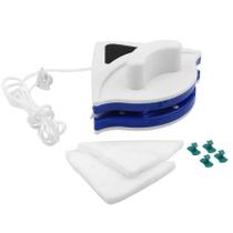 Limpador De Vidros Magnetico P/ Janelas Vidraças Cor:branco Limpador De Vidros Magnetico P/ Janelas Vidraças Cor:branco
