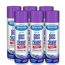 Limpador de vidros Sprayway Lavender Scent 560 ml, pacote com 6 Limpador de vidros Sprayway Lavender Scent 560 ml, pacote com 6