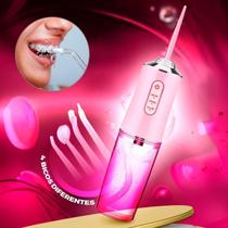 Limpador Dental Elétrico Recarregável 4 Bicos Diferentes