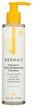 Limpador Derma E Vitamin C Daily Brightening 180 ml, pacote com 1