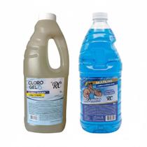 Limpador Desengordurante Multiuso Ricardão 2L RC + Cloro Desinfestante em Gel RC 2L Limpador Desengordurante Multiuso Ricardão 2L RC + Cloro Desinfestante em Gel RC 2L