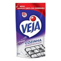 Limpador Desengordurante Veja Cozinha Lavanda Refil 400ml