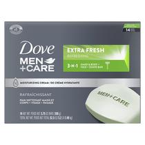 Limpador DOVE MEN + CARE 3 em 1 para corpo, rosto e barbear 14x100g
