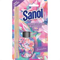 Limpador E Difusor De Ambientes Sanol 2 Em 1 Intense Lavender 100Ml - 10189